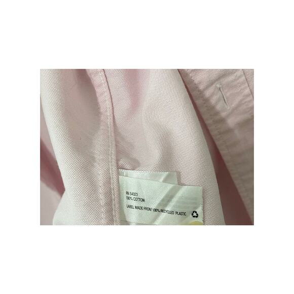 Gap Mens Button Down Shirt The Modern Oxford Light Pink Long Sleeve Size L* - Picture 6 of 9